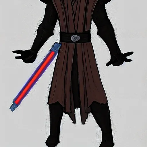 Image similar to concept art of a new Star Wars sith Lord