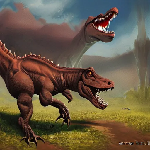 Image similar to dinosaur by rj palmer