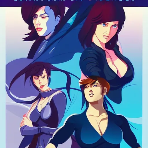 Image similar to lucy lawless, clean cel shaded vector art. shutterstock. behance hd by lois van baarle, artgerm, helen huang, by makoto shinkai and ilya kuvshinov, rossdraws, illustration.