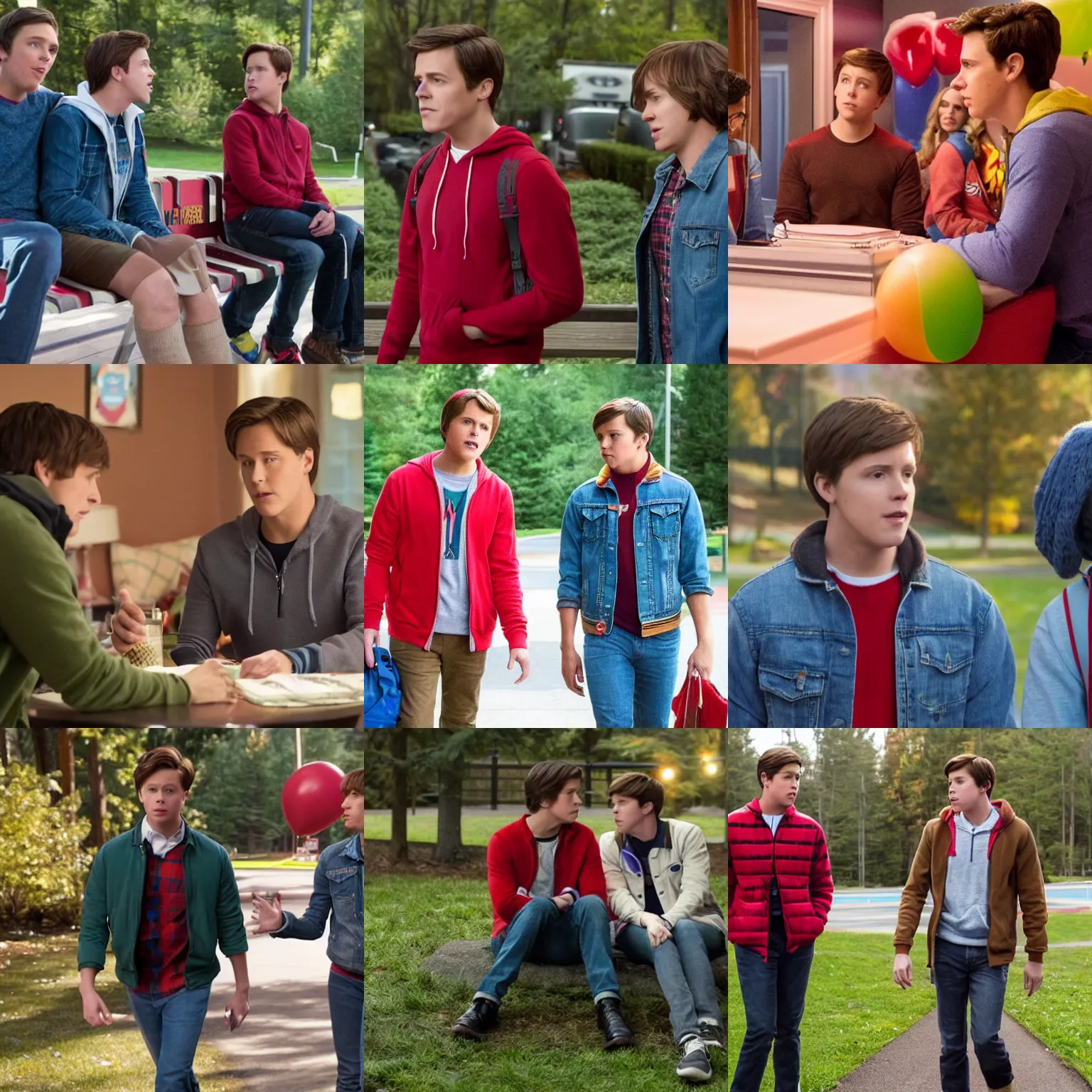 Prompt: a film still from love, simon ( 2 0 1 8 )