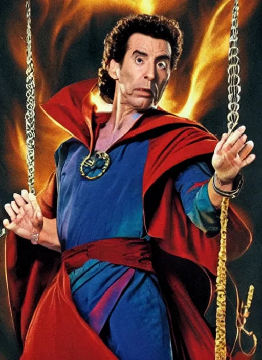 Image similar to Cosmo Kramer as Dr. Strange