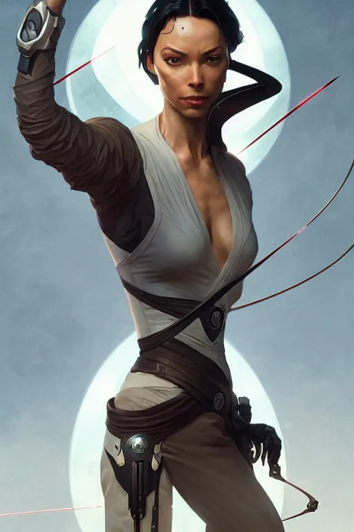 Prompt: jedi master normani as aeon flux profile picture by Greg Rutkowski, dynamic pose, intricate, futuristic, fantasy, elegant, by Stanley Artgerm Lau, greg rutkowski, thomas kindkade, alphonse mucha, loish, norman Rockwell,