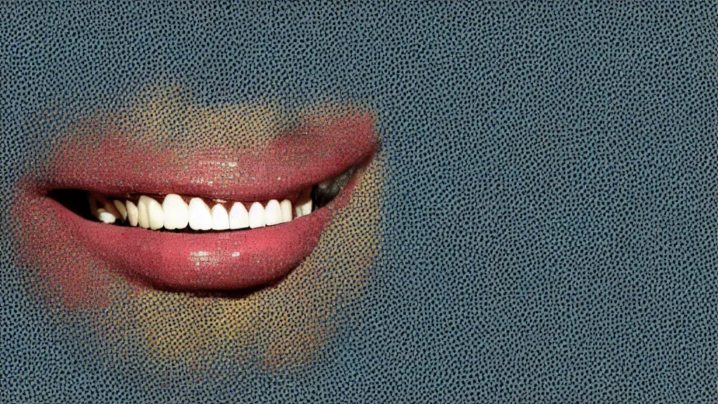 Image similar to glitch art testy tooth