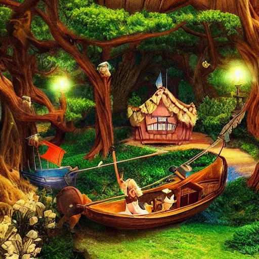Prompt: A realistic neverland from your dream