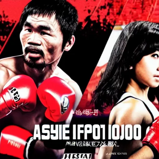 Prompt: ashita no joe with manny pacquiao as the main character