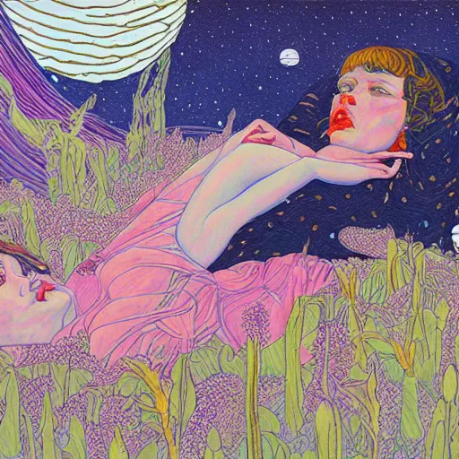 Prompt: Liminal space in outer space, Hope Gangloff