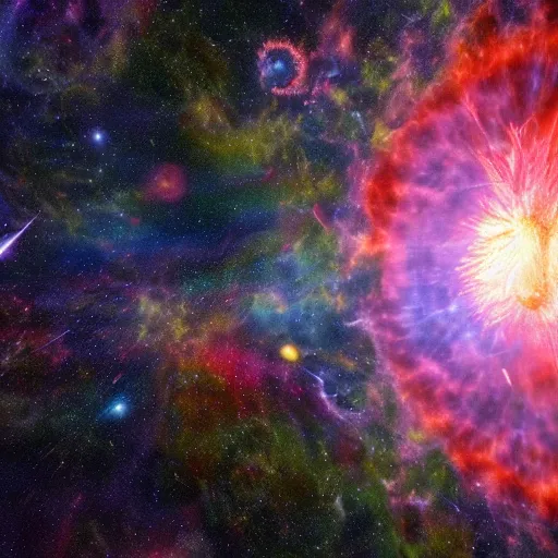 Image similar to exploding supernova, insanely detailed, 4 k, awe - inspiring