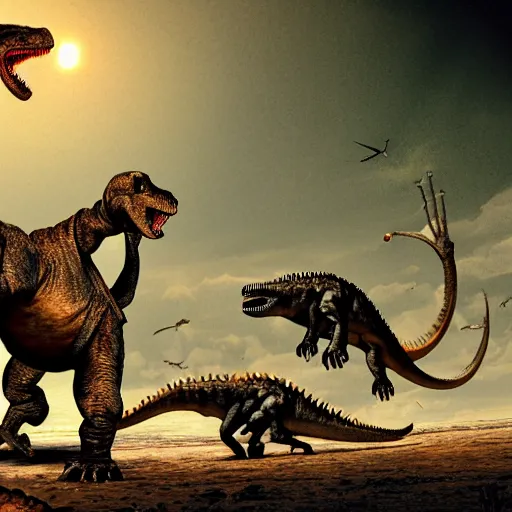 Image similar to the death of the dinosaurs