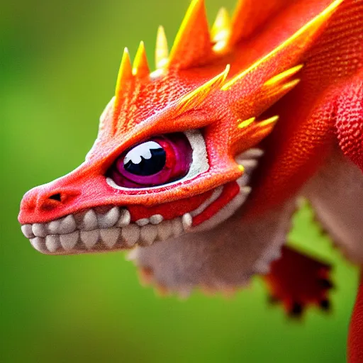 Image similar to national geographic photo of charmeleon, pokemon in the wild, intricate, portrait, 8 k highly professionally detailed, hdr, award winning