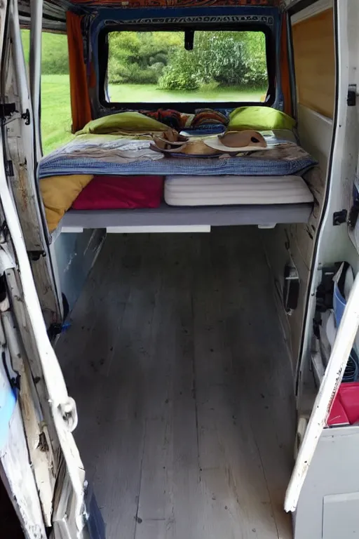 Image similar to conversion van interior, van life