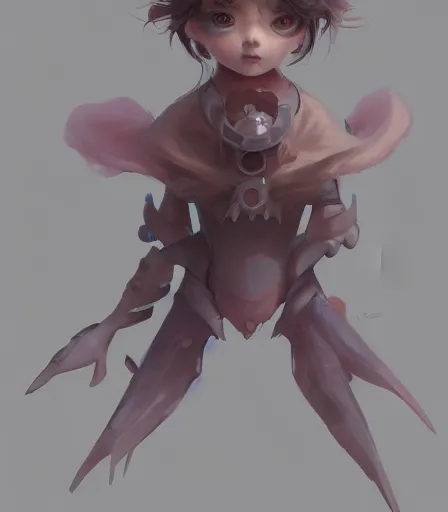 Image similar to concept art of an adorable voidling, by stanley artgerm lau, wlop, rossdraws, james jean, andrei riabovitchev, marc simonetti, and greg rutkowski, trending on artstation