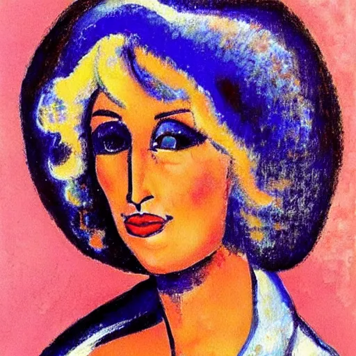 Prompt: “Painting of Dolly Parton made by Modigliani”