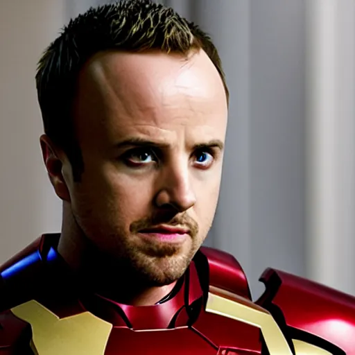 Image similar to Jesse Pinkman as Iron Man