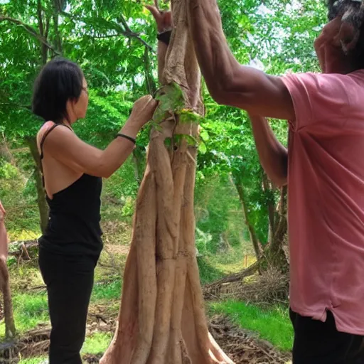 Image similar to qugong human tree practice healing