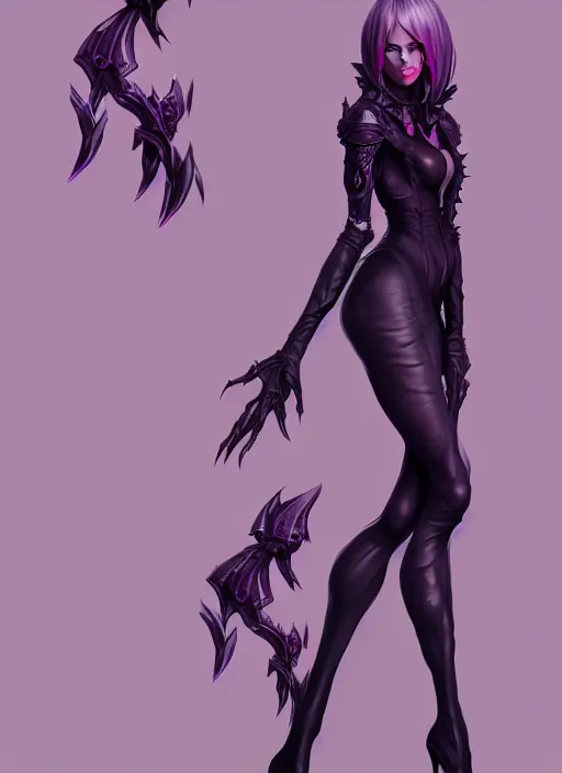 Image similar to dark witch with high heels, full - body and head view, highly detailed, zeronis style, artstation, soft light, sharp focus, illustration, character design, concept art