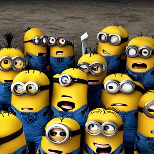 Image similar to minions in a star wars movie