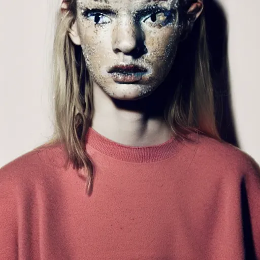 Image similar to acne editorial shot by camilla akrans from lundlund agency for id magazine