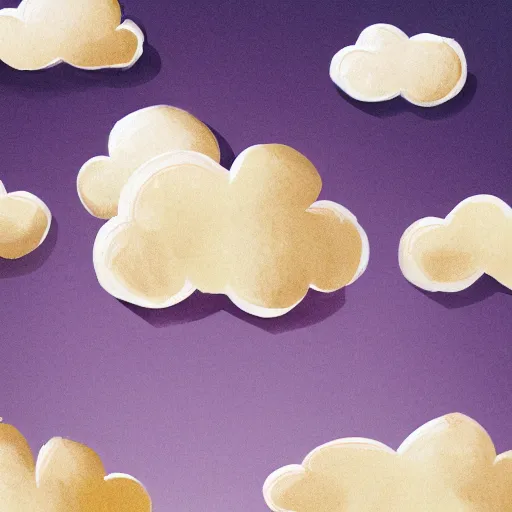 Image similar to chocolate clouds illustration