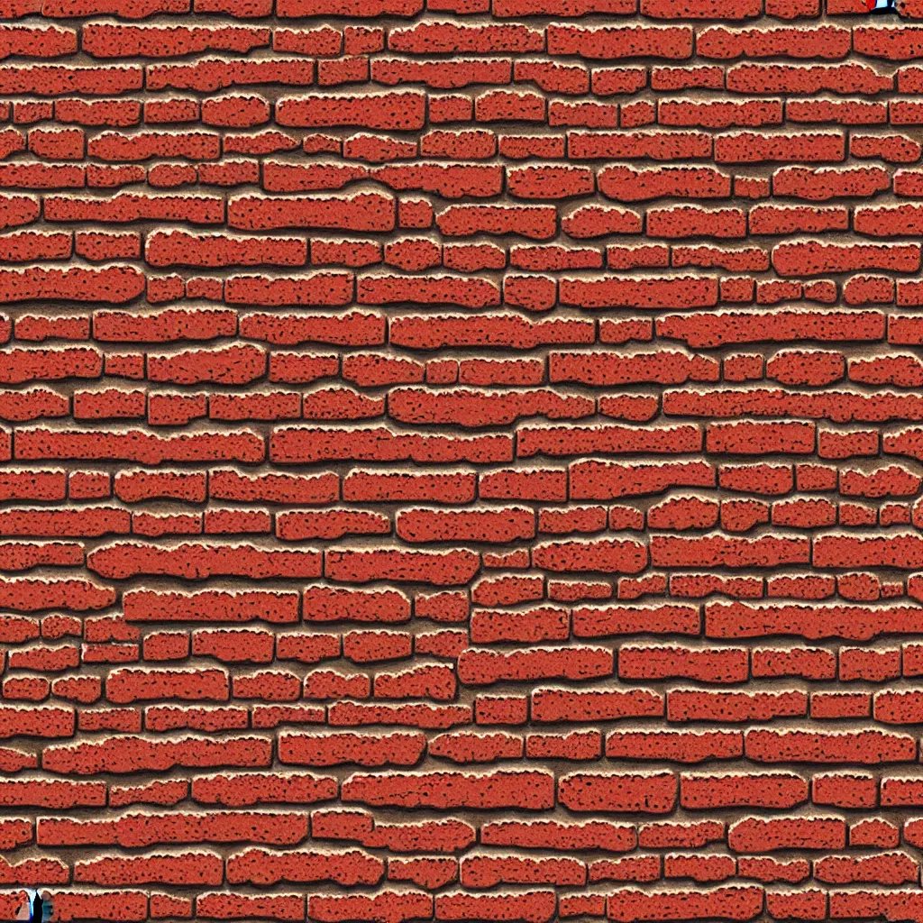 Prompt: Seamless brick texture