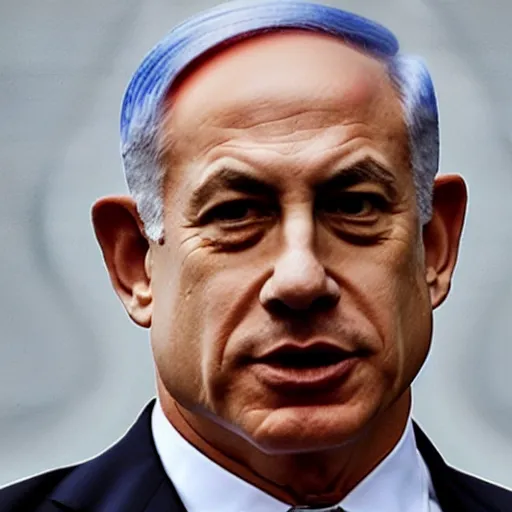 Image similar to benjamin netanyahu with a beard