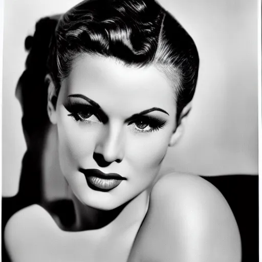 Prompt: black and white Hollywood glamour photography of Link by George Hurrell