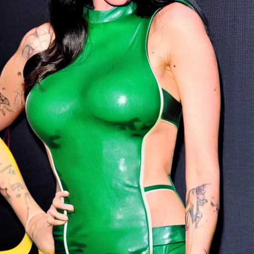 Image similar to megan fox as the riddler