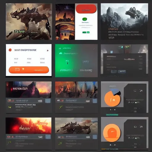 Prompt: a cinematic user interface that is very cool to look at but impossible to use in real life, highly detailed, trending on artstation, premium stock picture