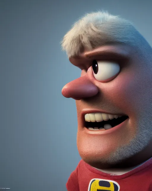 Prompt: a portrait of a male pixar character, highly detailed, octane render