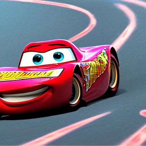 Prompt: lightning mcqueen