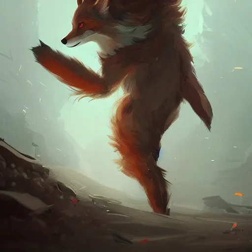 Prompt: 🦊digital Art, Greg rutkowski, Trending artstation,cinematic