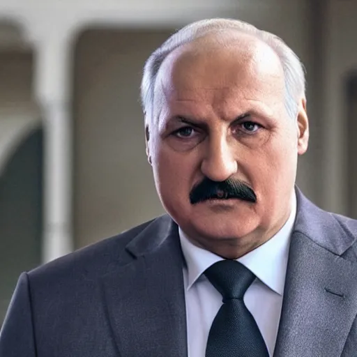 Image similar to Alexander Lukashenko in an indian film, cinematic still