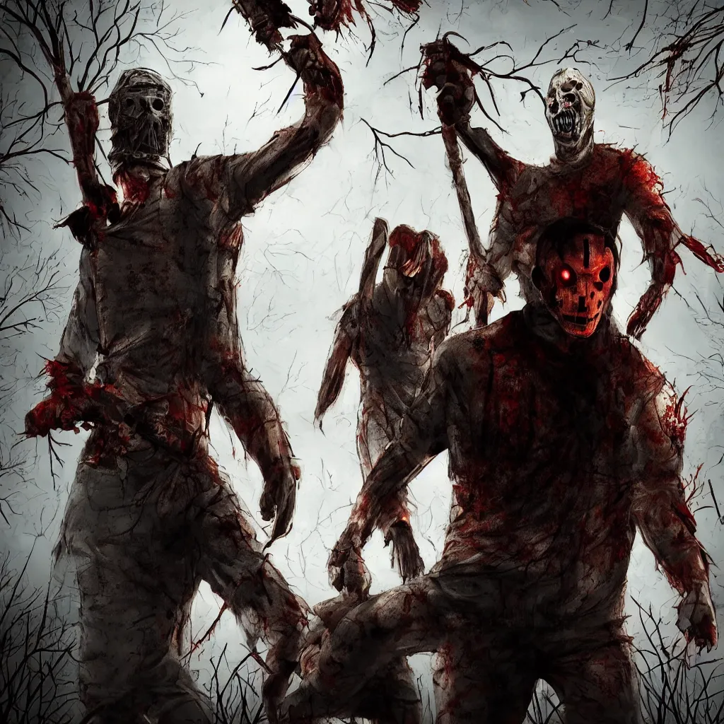 Image similar to dead by daylight killer art