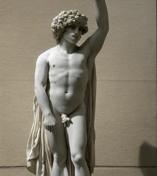 Prompt: photograph of antinous, time travel,