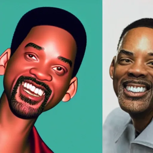 Prompt: a portrait of the love child of Will Smith and Chris Rock