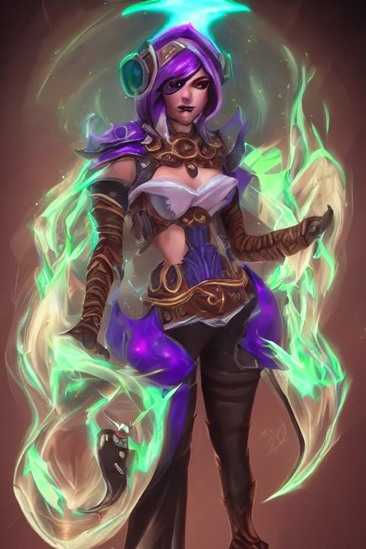 Prompt: arcane character, league of legends, by alexis wanneroy