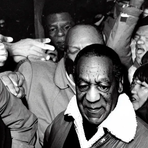 Prompt: bill cosby at the january 6 riot