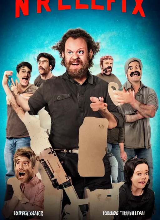 Image similar to poster for a netflix drongo show called drongo, tv show drongo poster