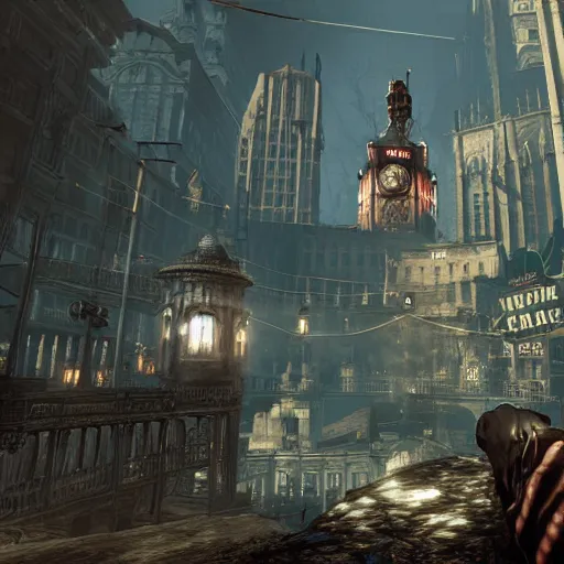 Prompt: city bioshock yharnam