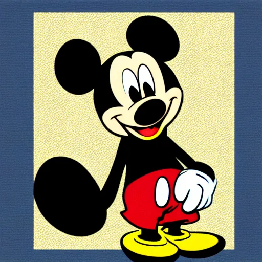 Image similar to mickey mouse by johffra bosschart