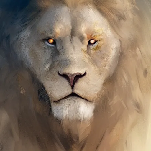 Prompt: commission portrait of a fit albino male lion,anthro,character design by charles bowater,greg rutkowski,ross tran,hyperdetailed,hyperrealistic,4k,deviantart,artstation,professional photography,concept art