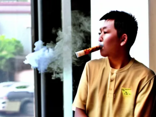 Image similar to malaysian smoking cigarette