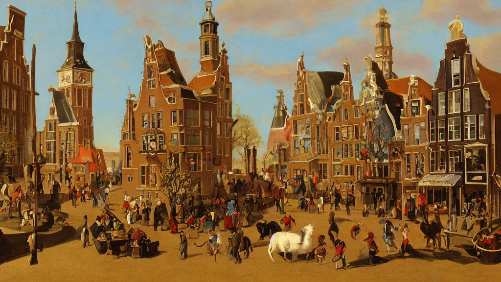 Image similar to dutch golden age fanciful winnipeg