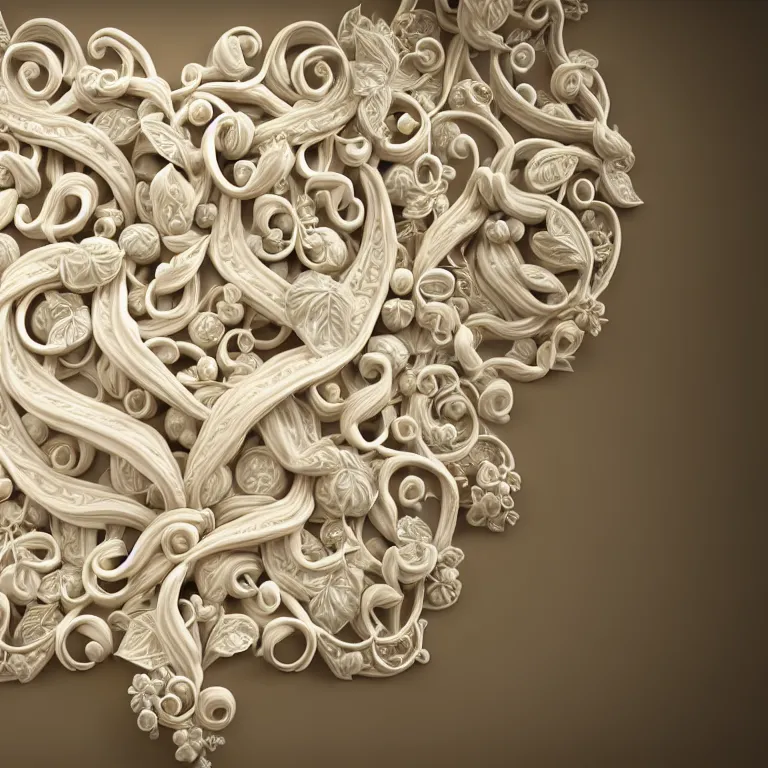 Image similar to wonderful princess of cream vines with a cream skin, ornate 8 k gorgeous intricate cream detailed, accent white lighting, dramatic light, octane render