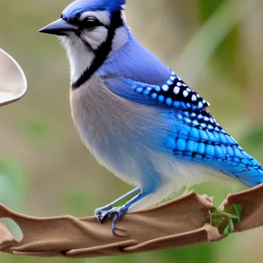 Image similar to bluejay eating spaghetti