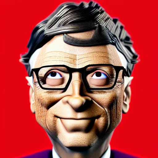 Cartoon art #4 Bill Gates - HA Digital Arts