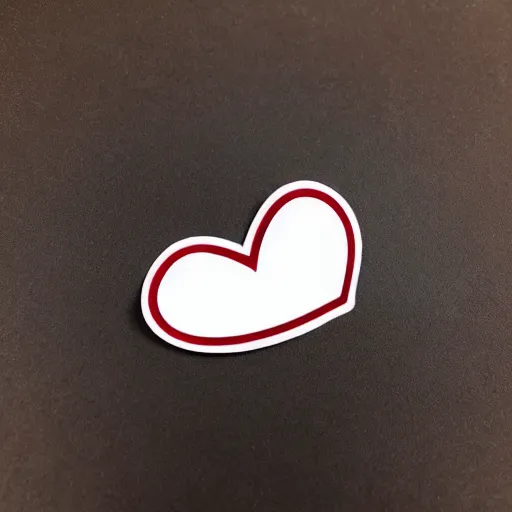 Image similar to cute realistic heart sticker