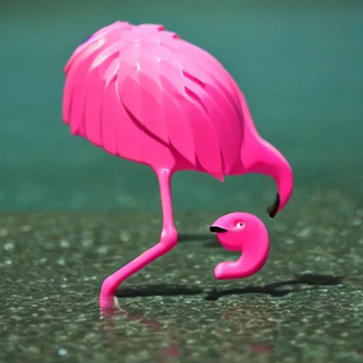 Image similar to flamingo legos