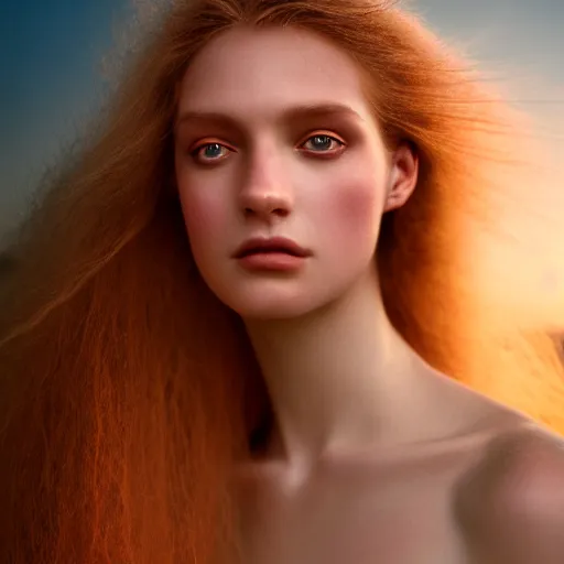 Image similar to photographic portrait of a stunningly beautiful rosicrucian female in soft dreamy light at sunset, contemporary fashion shoot, by edward robert hughes, annie leibovitz and steve mccurry, david lazar, jimmy nelsson, breathtaking, 8 k resolution, extremely detailed, beautiful, establishing shot, artistic, hyperrealistic, beautiful face, octane render