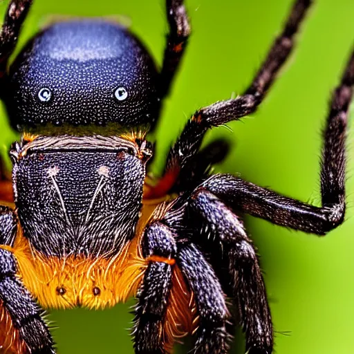 Prompt: close up of a spider