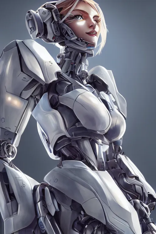 Image similar to heroine, beautiful, female mecha, ultra detailed, digital art, 8 k, character, realistic, portrait, 3 d, hyperrealistic